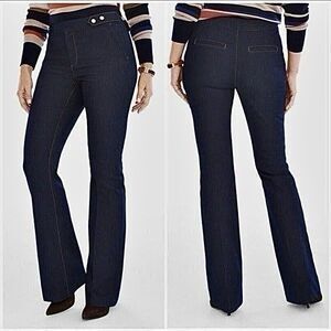 Chico's The Platinum Trouser Women’s Size 1  HighRise Bootcut Lightweight Jeans